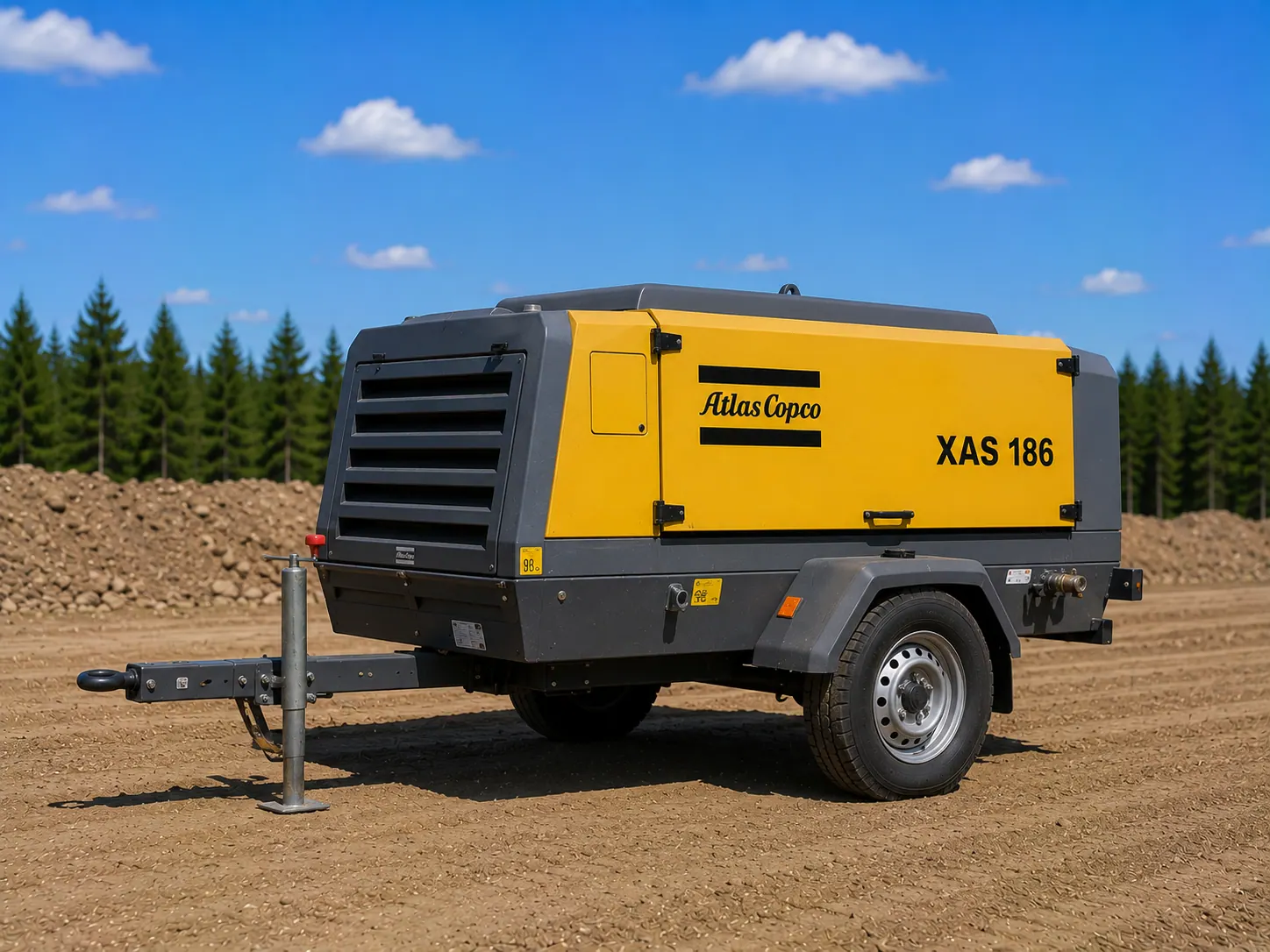 Компрессор Atlas Copco XAS 186 в аренду